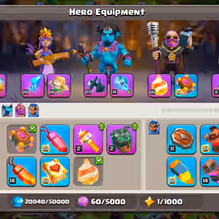 🌟BEST OFFER🌟 | TH 15 MAX | NEW 16 | 13 EPC EQ- 8 EQUIPMENT 20 LVL PL | HEROS : 84-85-68-69-39 | | 1010 MEDALS | NC YES - Image 9