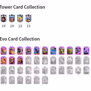 🔥KT15 XP55🔥 | 32 MAX 6 ELITE | 14 EVOLOTION | 102 EMOTE | 9183 TROPHY | 6 TOWER SKIN | 349 GEMS | INSTANT DELIVERY - Image 2