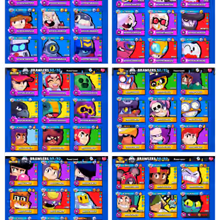 R35 PIN 💎 TROPHY 89036 💎 BRAWLER 90 [] MAXED 50 [] HYPER 24 [] SKINS- 226 [] GEMS 53 S1 - Image 6