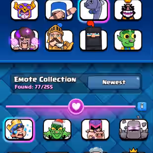 🔥KT14 XP51🔥 | 35 MAX 2 ELITE | 4 EVOLOTIONS | 77 EMOTES | 7 TOWER SKIN | 956 GEMS | 8082 TROPHY | INSTANT DELIVERY - Image 2