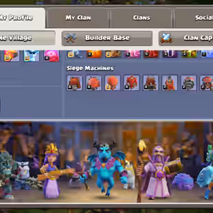 QUEEN MAXED Lvl 105 💎 NEW TROOP n SPELL MAXED 💎 TOWNHALL 18 -8000 GEMS - 24 EQUIPMENT MAX- BH 10 MAX - AVAILABLE - Image 6