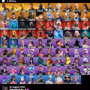 ALL PLATFORMS | 89 SKINS | TRAVIS SCOTT | DIAMOND JACK | 1950 VBUCKS | GOLD MIDAS | 32 SHOP EMOTES | FULL ACCES WARRANTY - Image 1