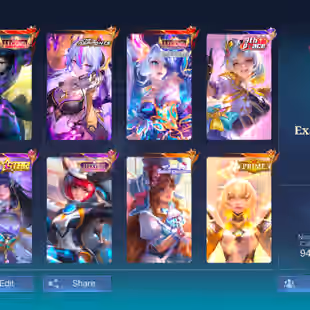 RAREST LAYLA LEG WITH DYNAMIC PORTRAIT ACC🔥|| ASPIRANT VEXENA || ALMOST EXALTED 3 || 337 SKIN || 71 MAGIC CORE - Image 8