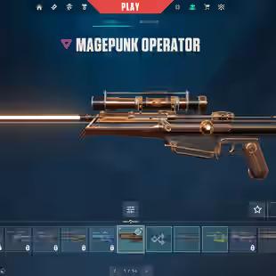 🌍NA | 28 Skins | 2 Knives | .SYS Melee & Striker Knife | Magepunk Operator | 3.5K VP Spent💸 - Image 4