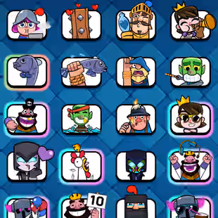 52-LEVEL!! RARE-EMOTS-[GOBLIN KISSING/PEKKA BALLON/HEALER CAKE/BOXING FISH]!! 28X MAX CARD!! 4X EVOLUTION!! 2X ELITES - Image 5