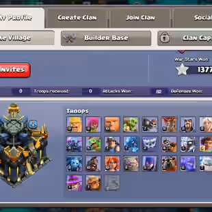 🔥TH-17 XP240 ✅ LEVEL 17-18 WALLS | GHOST / NORTH SCENERY | MAX EQUIPMENTS | E.BOOTS MAX | HIGH HEROS | INSTANT DELIVERY - Image 2