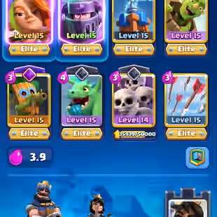 🔥KT15 XP58🔥 | 79 MAX 17 ELITE | 12 EVOLOTION | 15000 TROPHY | 126 EMOTE | 9 TOWER SKIN | 1619 GEMS | INSTANT DELIVERY - Image 7