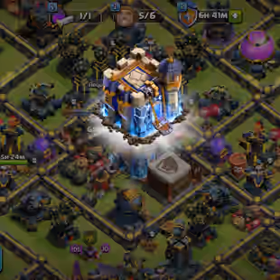 QUEEN MAXED Lvl 105 💎 NEW TROOP n SPELL MAXED 💎 TOWNHALL 18 -8000 GEMS - 24 EQUIPMENT MAX- BH 10 MAX - AVAILABLE - Image 3