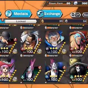 BR610-IOS-Android-Hyber 50-5 Ex(Gear 5 v2-Kizaru-Garp-Roger v2-Kaido-Akainu-Shank v4-Shank v3-Shank-Yamato)-Vip Medal - Image 47