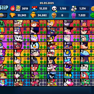 🌟180 SKINS🌟53.900 TROPHY | 88 BRAWLERS | 20 MAX | 13 HYPERCHARGED | INSTANT DELIVERY | FULL ACCESS - Image 2