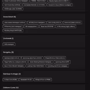 265 LVL - 61X BLACK ICES - 10X UNIVERSALS - 32X SEASONALS - 3X ELITES - 71 OPERATORS - 3K RC - 114K RENOWN - FA - Image 2