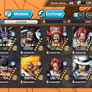 BR547-IOS-Android-Hyber 64-11 Ex(Kuzan-Lucci-Shank v4-Akainu-Roger-Kaido v2-Zoro-Kaido v3-White Beard)-Vip Medal-SP 162 - Image 18