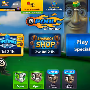 79 CCP ACCOUNT | Level 288 | VIP Diamond | 60/60 Surprise Cues | 15 Total Cues MAX | 500M Coins | Final Warning - Image 6