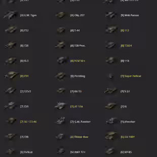 [NA] 5 TIER X | 28 PREMIUM TANK | TOTAL TANKS 82 | 5647 (52) WINS | 2913785 CREDITS | GOLD 8770 | - Image 3