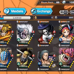 BR547-IOS-Android-Hyber 64-11 Ex(Kuzan-Lucci-Shank v4-Akainu-Roger-Kaido v2-Zoro-Kaido v3-White Beard)-Vip Medal-SP 162 - Image 46
