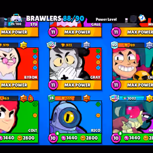 🌟189 SKINS🌟50.600 TROPHY | 88 BRAWLERS | 21 MAX | 11 HYPERCHARGED | INSTANT DELIVERY | FULL ACCESS - Image 10