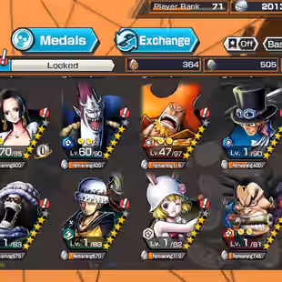 BR597-IOS-Android-Hyber 55-8 Ex(Gear 5-Zoro-Lucci-Roger Skins-Yamato Ace-Akainu-Shank)-Vip Medal-Support 162-647 Frag - Image 59