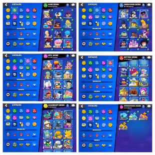 R35 PIN 💎 TROPHY 89036 💎 BRAWLER 90 [] MAXED 50 [] HYPER 24 [] SKINS- 226 [] GEMS 53 S1 - Image 7