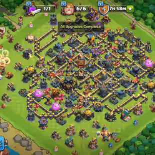 TH17 FULLY MAX🔥NOTHING LEFT READY TH18 MAX🔥SB/MAX SnB/MAX FA/MAX MM/MAX AF/MAX FB/MAX RS/MAX EB/MAX DC/23!! FREE NC - Image 1