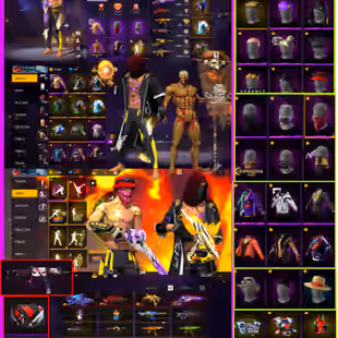 Lvl 66 Ff Acc || 4 GUNS  ||  GOLD FANTOM - Image 1