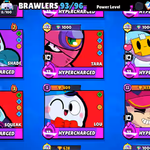 | 147 EPIC SKINS | MATCHERINO & 35 RANK PIN | SOLAR FAME 3| 87000 CUPS | 93 BRAWLERS | 372 SKINS | INSTANT DELIVERY - Image 8