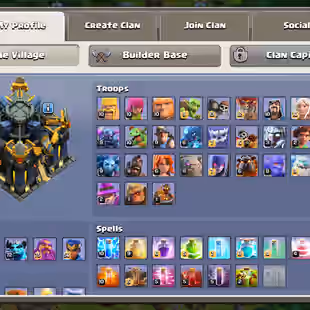 🔥TH 17 3 HERO MAX🔥XP 231-HERO 95-100-75-50-GOOD EQUIPMENT-NC 1000-STRONG DEFENSE-BEST DE - Image 2
