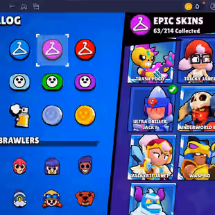 🌟 220 SKINS🌟74.950 TROPHY | 95 BRAWLERS | 22 HYPERCHARGED | 31 MAXED BRAWLERS | CHAINSAW BUSTER | LOADED RICO | CORSA - Image 57