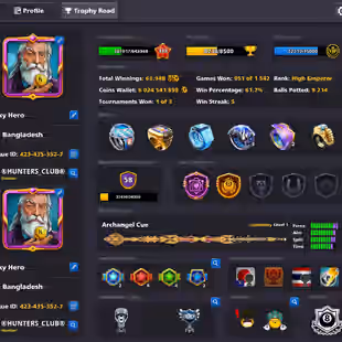 6B COINS ACCOUNT | Level 174 | 17 Legendary Cues | 2 Animated Cues MAX | 4 Animated Avatars | Fresh Account - Image 1
