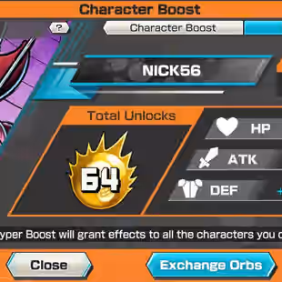 BR547-IOS-Android-Hyber 64-11 Ex(Kuzan-Lucci-Shank v4-Akainu-Roger-Kaido v2-Zoro-Kaido v3-White Beard)-Vip Medal-SP 162 - Image 2