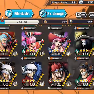BR597-IOS-Android-Hyber 55-8 Ex(Gear 5-Zoro-Lucci-Roger Skins-Yamato Ace-Akainu-Shank)-Vip Medal-Support 162-647 Frag - Image 17