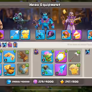 VERY CHEAP 💎 TOWNHALL 14 💎 GG SB FA MM FB || 57-66-52-55-30 HEROES [] RENAME FREE [] INSTANT -AVAILABLE - Image 7