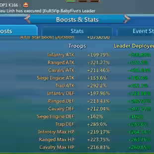 LORD56-4: Account  - T5 2B4 ( Can Move to 1014 ) 1,02M Gems - 691M Research - 309 Stars - Troops 68M3 - Image 2