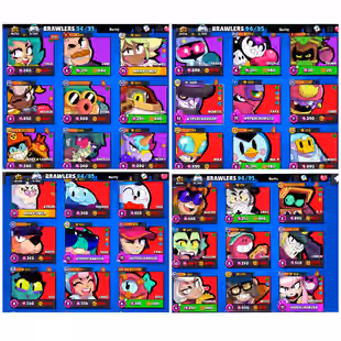 💎47K TROPHY | 94 BRAWLER | 32 MAX | 23 HYPER💎 | 202 SKINS | INSTANT DELIVERY | LIFETIME WARRANTY - Image 3