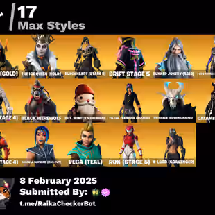 PC Xbox PSN Nintendo 130 skins | OG STW | Black Knight | Sparkle Specialist | Galaxy | The Reaper | Blue Squire | AC DC - Image 4