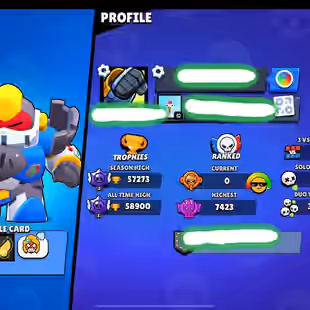 S1  57K CUPS  81 BRAWLERS | 115 SKINS  | 10 HYPERCHARGE |HIER TIER BR [] 25 MAXED []FAST DELIVERY - Image 7