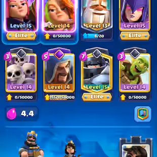 🔥KT14 XP52🔥 | 28 MAX 3 ELITE | 10 EVOLOTIONS | 10295 TROPHY | 66 EMOTES | 155 GEMS | 3 TOWER SKIN | INSTANT DELIVERY - Image 5