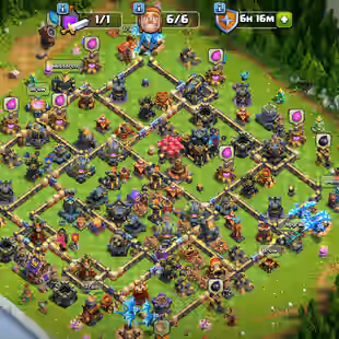 🔥[ TH-17 NEAR MAX ]🔥 4'000 GEMS | GG-FA [MAX] | FB [20] - 11X EQOMNT MAX || MOSTLY WALLS MAX - MAX HEROS || NEAR MAX - Image 1
