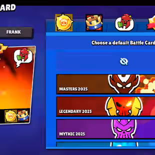 |BLUE / RED KING FRANK| MATCHERINO PIN| 2 PRESTIGE|METEORIC FAME| 92600 CUPS | 94 BRAWLERS |364 SKINS - Image 10