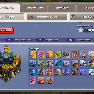 🔥GEM'S-10700🔥LUXURIOUS TH17 |! HEROES 80-82-52-63-37 |! EPIC[SB-26!GG-23!EB-23!RS-23] |! 1438 WARSTAR |! BH-10 - Image 2