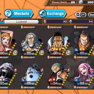 BR610-IOS-Android-Hyber 50-5 Ex(Gear 5 v2-Kizaru-Garp-Roger v2-Kaido-Akainu-Shank v4-Shank v3-Shank-Yamato)-Vip Medal - Image 62