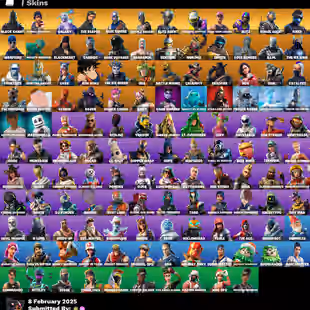 PC Xbox PSN Nintendo 130 skins | OG STW | Black Knight | Sparkle Specialist | Galaxy | The Reaper | Blue Squire | AC DC - Image 1