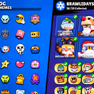 |BLUE / RED KING FRANK| MATCHERINO PIN| 2 PRESTIGE|METEORIC FAME| 92600 CUPS | 94 BRAWLERS |364 SKINS - Image 38