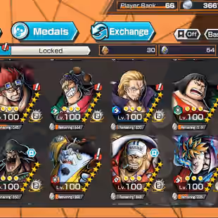 BR610-IOS-Android-Hyber 50-5 Ex(Gear 5 v2-Kizaru-Garp-Roger v2-Kaido-Akainu-Shank v4-Shank v3-Shank-Yamato)-Vip Medal - Image 5