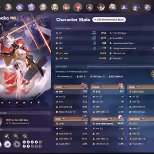 EU | TL 70 | 13 + 5 Leg | Gepard C1 | Acheron | Ruan Mei | Jingliu | Blade | Bronya | Dr. Ratio | Himeko | Welt | Bailu - Image 4