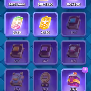 🔥KT15 XP55🔥 | 39 MAX 6 ELITE | 13 EVOLOTIONS | 104 EMOTES | 6 TOWER SKIN | 9857 TROPHY | 234 GEMS | INSTANT DELIVERY - Image 5