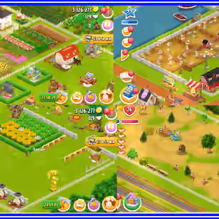 !!LEVEL 99!! 1800 BARN!! 1850 SILO!! EXTREMELY DECORATIONS!! PERFECT FOR COLLECTION!! 3 MILLIONS COINS!! TOWN HALL 12 - Image 5