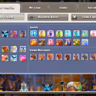 TH 17 FULL MAX NOTHING LEFT CLASH OF DRAGON SCENERY | 5X HERO MAX | HIGH XP-288 | 12K GEMS | 1116 MEDEL | 5434 WARSTA - Image 9