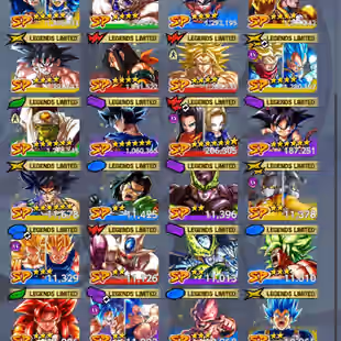 D656-IOS+Android-6 UL(Majin Vegeta+Cell+Hit)+46 Legends Good Star+Good Team+Goku Uis Full Star+Zamasu+God Vegeta - Image 5