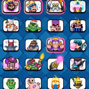 🔥KT14 XP52🔥 | 28 MAX 3 ELITE | 10 EVOLOTIONS | 10295 TROPHY | 66 EMOTES | 155 GEMS | 3 TOWER SKIN | INSTANT DELIVERY - Image 3
