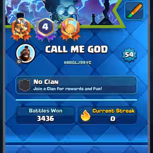 PREMIUM 💎 MAX 49 💎 ARENA 23 [] 6 ELITES [] 9 EVO [] 9000 TROPHIES [] XP54 [] KT15 [] 7 SKINS [] 57 EMOTES [] INSTANT - Image 3